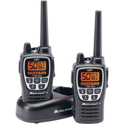Midland GXT3000VP4 Radio GMRS 2 Pack Alcance 36 Millas Radio NOAA