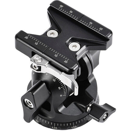 Sunwayfoto DT-03 Cabezal Tilt con Capacidad 33 lb Altura 3.3" y Abrazadera Arca-Type