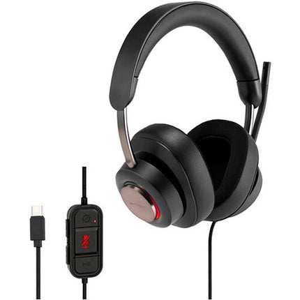 Kensington H2000 Auriculares Over-Ear USB-C 40mm Micrófono Dual