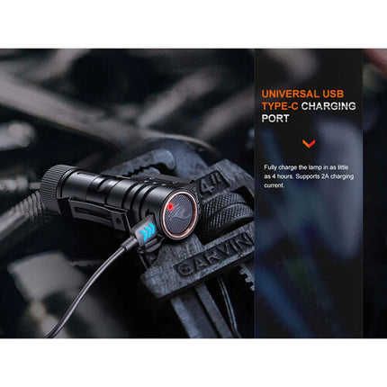 Fenix Linterna Frontal Recargable HM71R 2700 Lúmenes 400 Horas Runtime