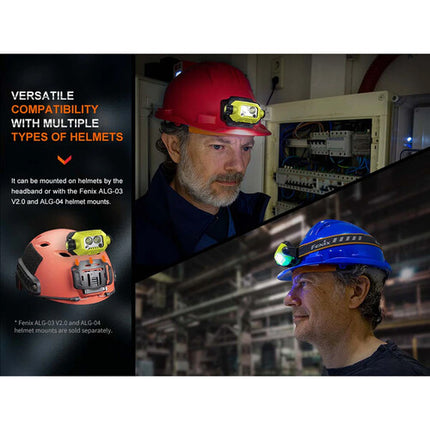 Fenix WH23R Linterna Frontal de Trabajo Luz 600 lúmenes 100 m USB-C