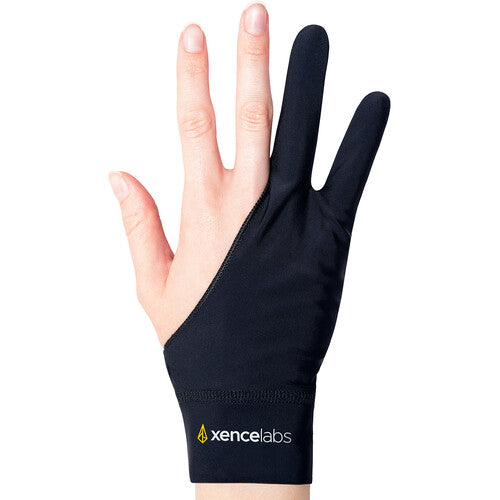 Xencelabs Guante para Dibujo Grande Negro Reduce Fricción Protege Tabletas