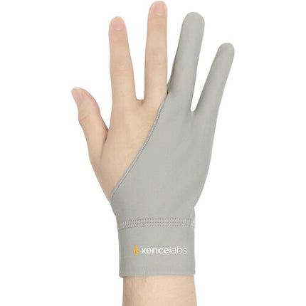 Xencelabs Guante para Dibujo Pequeño Gris Protege y Reduce Fricción