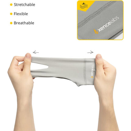 Xencelabs Guante para Dibujo Pequeño Gris Protege y Reduce Fricción