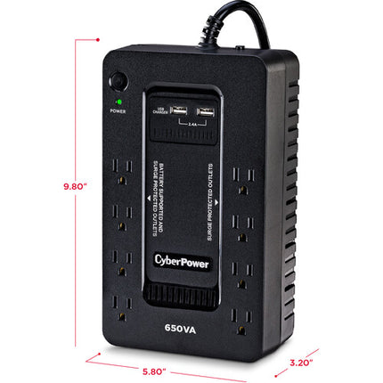 CyberPower SX650U Sistema de Respaldo de Batería 650VA 360W 8 Salidas