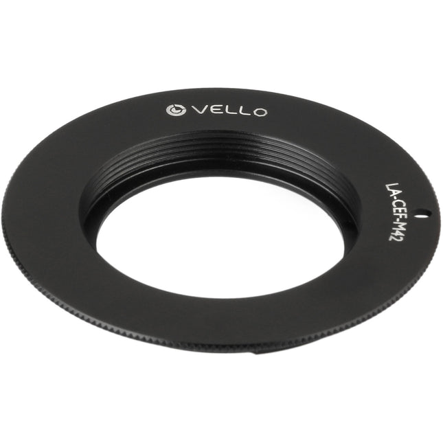 Vello Adaptador de Lentes M42 a Canon EF EF-S con enfoque infinito y aleación de zinc