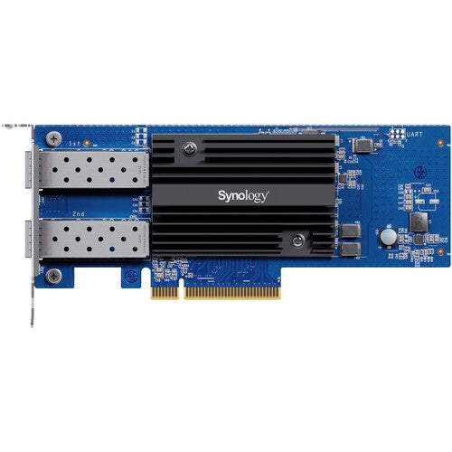 Synology E25G30-F2 Adaptadora PCIe 3.0 2 Puertos 25G SFP28 con Tecnología CPU Offloading