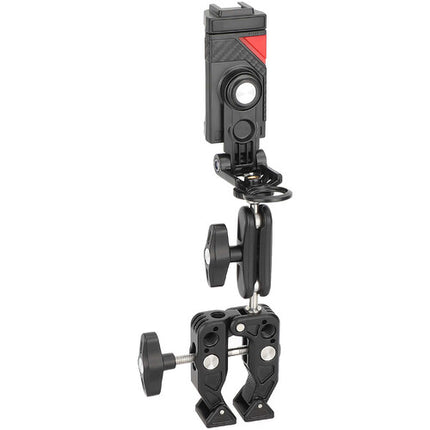 CAMVATE Soporte para Smartphone con Super Clamp y Mini Magic Arm 2.5 pulgadas 360°