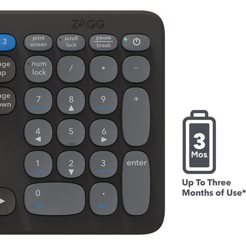 ZAGG Pro Keyboard 17 Teclado Bluetooth Inalámbrico 108 Teclas 17 Pulgadas