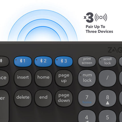 ZAGG Pro Keyboard 17 Teclado Bluetooth Inalámbrico 108 Teclas 17 Pulgadas