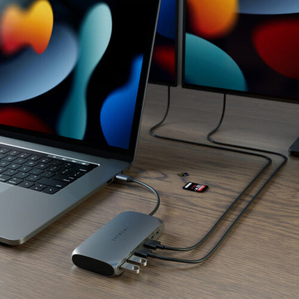 Satechi USB-C Multimedia Adapter M1 Adaptador con 2 HDMI y 85W PD