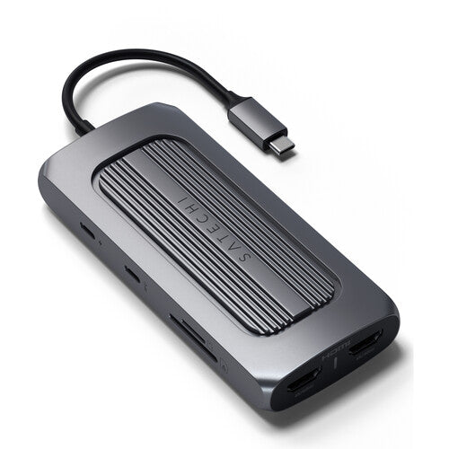 Satechi USB-C Multiport MX Adaptador con 2 HDMI 100W Power Delivery