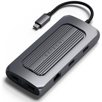 Satechi USB-C Multiport MX Adaptador con 2 HDMI 100W Power Delivery