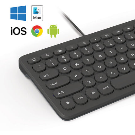 ZAGG Connect Keyboard 12C Teclado compacto con conectividad USB-C y garantía 1 año