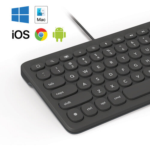 ZAGG Connect Keyboard 12C Teclado compacto con conectividad USB-C y garantía 1 año