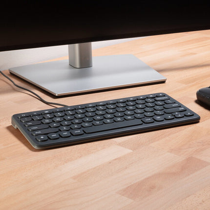 ZAGG Connect Keyboard 12C Teclado compacto con conectividad USB-C y garantía 1 año
