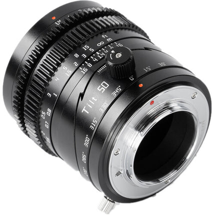TTArtisan Tilt 50mm f1.4 Lente Micro Cuatro Tercios Construcción Metal