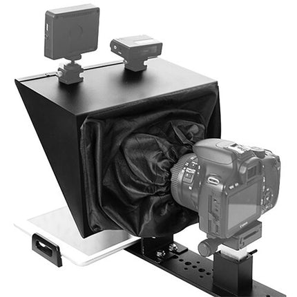 FeelWorld TP13A Teleprompter para Smartphones y Tablets Vidrio 70 30 Bluetooth