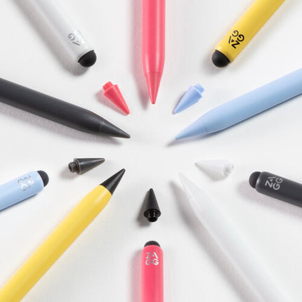 ZAGG Pro Stylus 2 Amarillo lápiz con reconocimiento de inclinación carga inalámbrica y punta dual