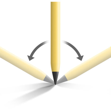 ZAGG Pro Stylus 2 Amarillo lápiz con reconocimiento de inclinación carga inalámbrica y punta dual