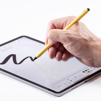 ZAGG Pro Stylus 2 Amarillo lápiz con reconocimiento de inclinación carga inalámbrica y punta dual