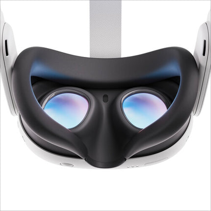 Meta Quest 3 Interfaz Facial de Silicona Gris Fácil Limpieza