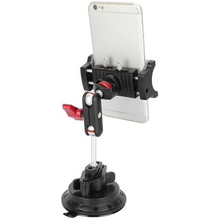CAMVATE Soporte para Smartphone con Ventosa Dual y Rotación 360° 2.3-3.6"