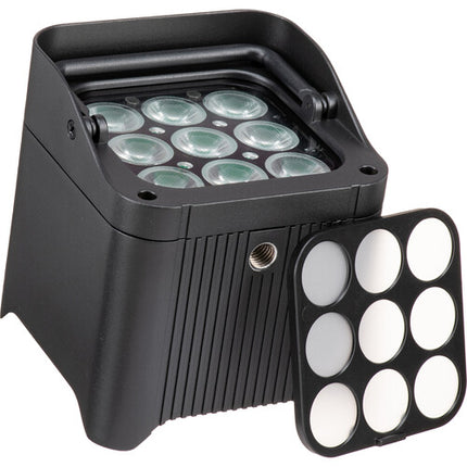 CHAUVET DJ Freedom Par Q9 X4 Kit LED PAR RGBA inalámbrico 9x6W 12H batería con bolsa control cargador