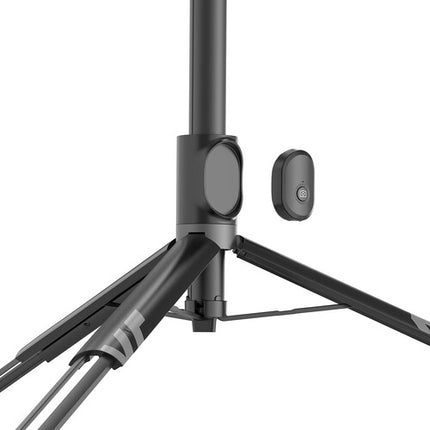 KraftGeek Tripode para Vlogging 58 Pulgadas Ajustable con Control Bluetooth