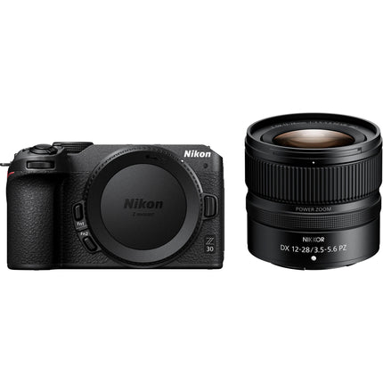 Nikon Z30 Cámara sin Espejo 20.9MP 4K UHD con Lente 12-28mm VR