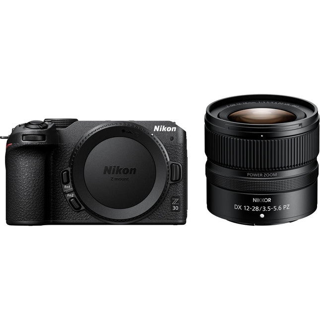 Nikon Z30 Cámara sin Espejo 20.9MP 4K UHD con Lente 12-28mm VR