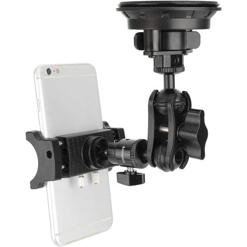 CAMVATE Soporte para Smartphone con Brazo Mágico Mini y Ventosa 360° 90°