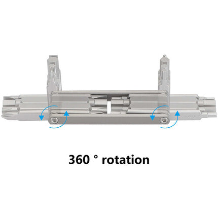 CAMVATE Herramienta Multiusos 8 en 1 Llaves Allen 2-6 mm y Destornilladores