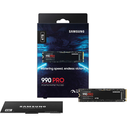 Samsung 990 PRO SSD Interno M.2 4TB PCIe 4.0 x4 7450 MB/s Lectura