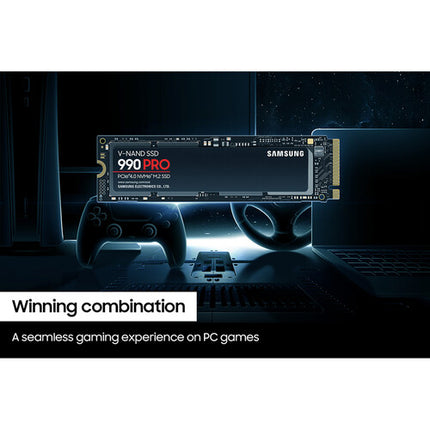 Samsung 990 PRO SSD Interno M.2 4TB PCIe 4.0 x4 7450 MB/s Lectura