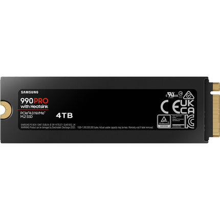 Samsung 4TB 990 PRO SSD Interno PCIe 4.0 x4 M.2 2280 con Disipador