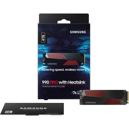Samsung 4TB 990 PRO SSD Interno PCIe 4.0 x4 M.2 2280 con Disipador