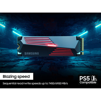 Samsung 4TB 990 PRO SSD Interno PCIe 4.0 x4 M.2 2280 con Disipador