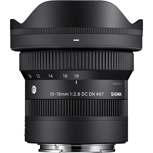 Sigma 10-18mm f/2.8 DC DN Objetivo gran angular para Sony E  APS-C Ultra angular 15-27mm