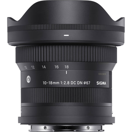 Sigma 10-18mm f/2.8 DC DN Objetivo Gran Angular APS-C Resistente Agua