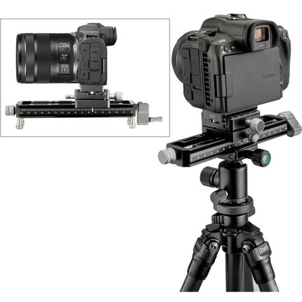 Oben Macro Focusing Rail Largo para Cámara con Capacidad 22 lb y Longitud 7"