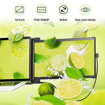 Mobile Pixels Duex Max DS Monitor portátil IPS 14.1" 1920x1080 USB-C Mini-HDMI