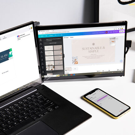 Mobile Pixels Duex Max DS Monitor portátil IPS 14.1" 1920x1080 USB-C Mini-HDMI