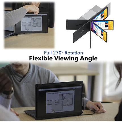 Mobile Pixels Duex Plus DS Monitor portátil 13.3" Full HD 1920 x 1080 60 Hz USB-C