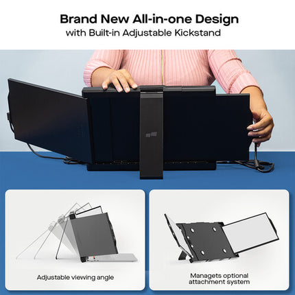 Mobile Pixels Trio 2.0 Monitor portátil 13.3" FHD 250 nits USB-C y USB-A