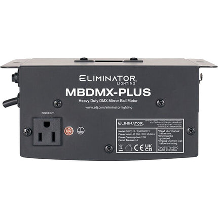 Eliminator Lighting MBDMX-PLUS Motor para Bola de Espejo DMX 20" con Velocidad Variable