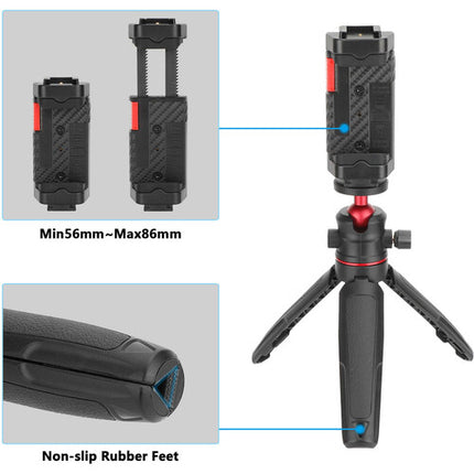 CAMVATE Mini Trípode de Mesa con Clamp para Smartphone y Altura 10.3"