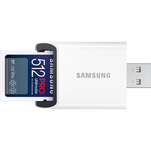 Samsung 512GB PRO Ultimate Tarjeta de Memoria UHS-I 200MBs con Lector