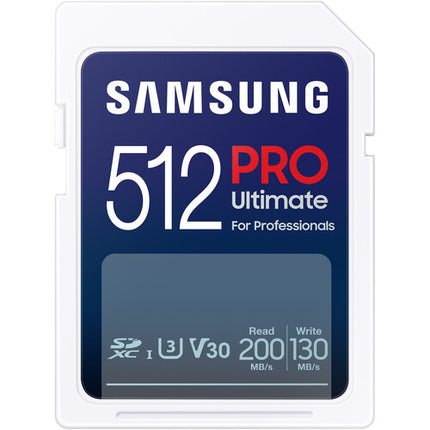Samsung 512GB PRO Ultimate Tarjeta de Memoria UHS-I 200MBs con Lector