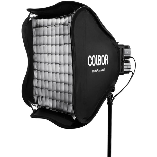 COLBOR ModuFrame SE Softbox para LED 23.6 x 23.6 con Rejilla y Difusor